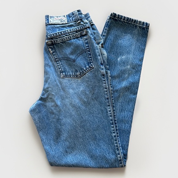 Levi's Denim - Vintage Levis 525 Jeans Womens 9 24 x 31 Blue‎ Slim Fit Tapered Denim 90s